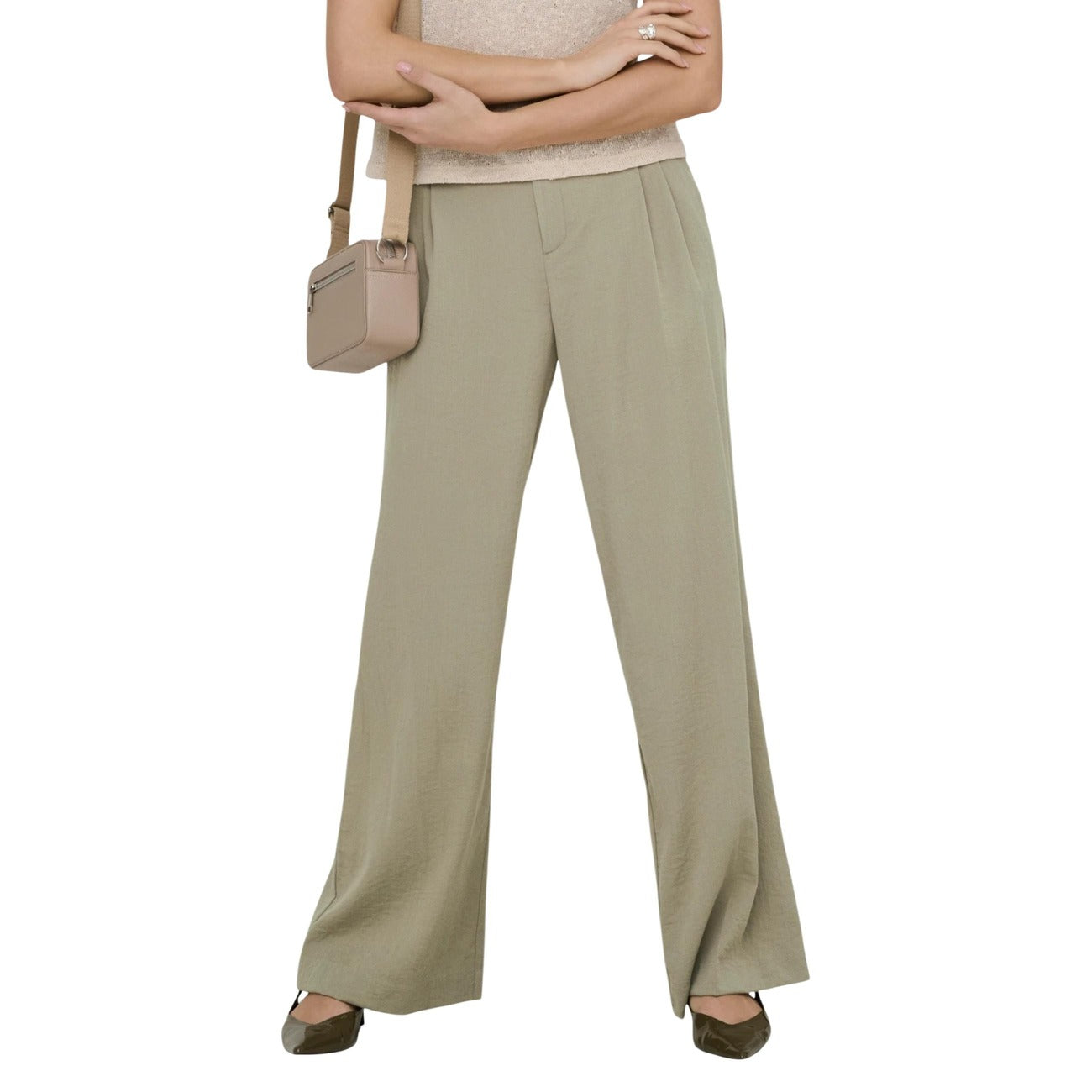 Jacqueline De Yong Hose Damen Beige
