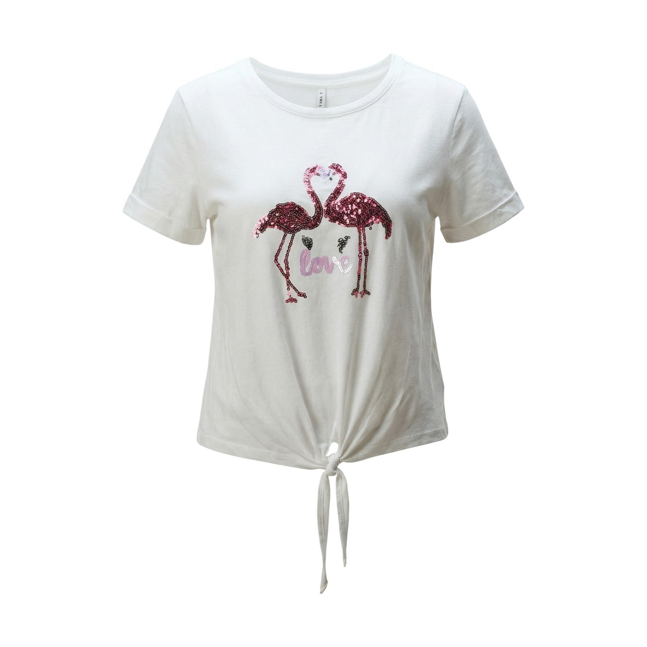 Only T-Shirt Damen Beige