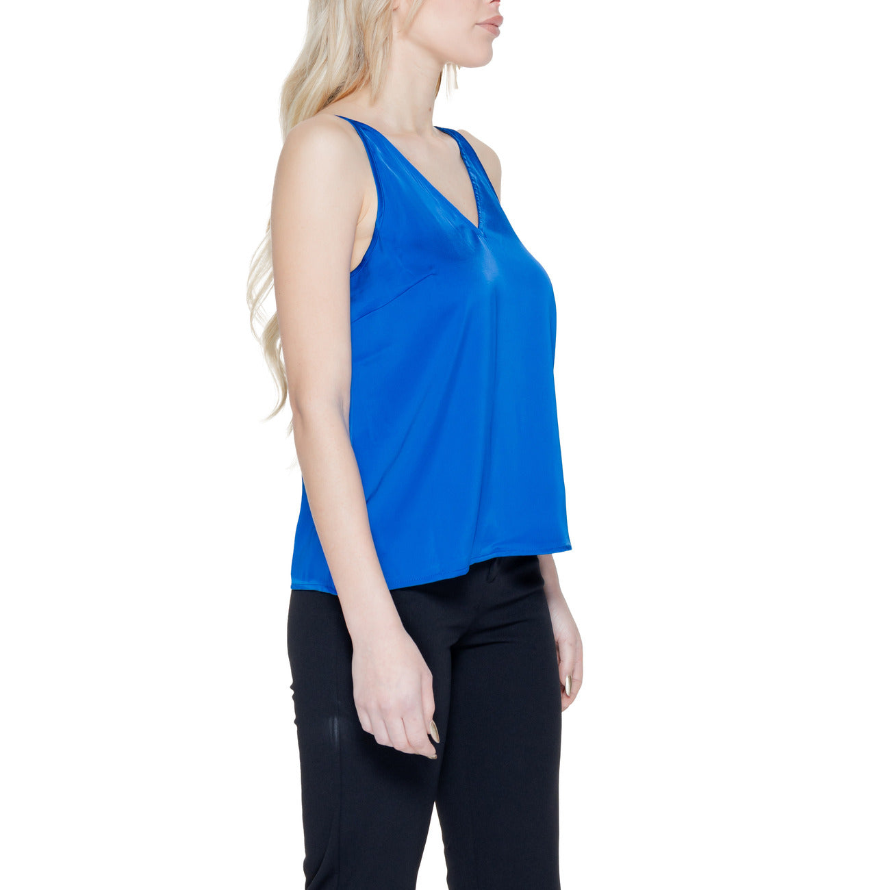 Vila Clothes Vest Dames Lichtblauw