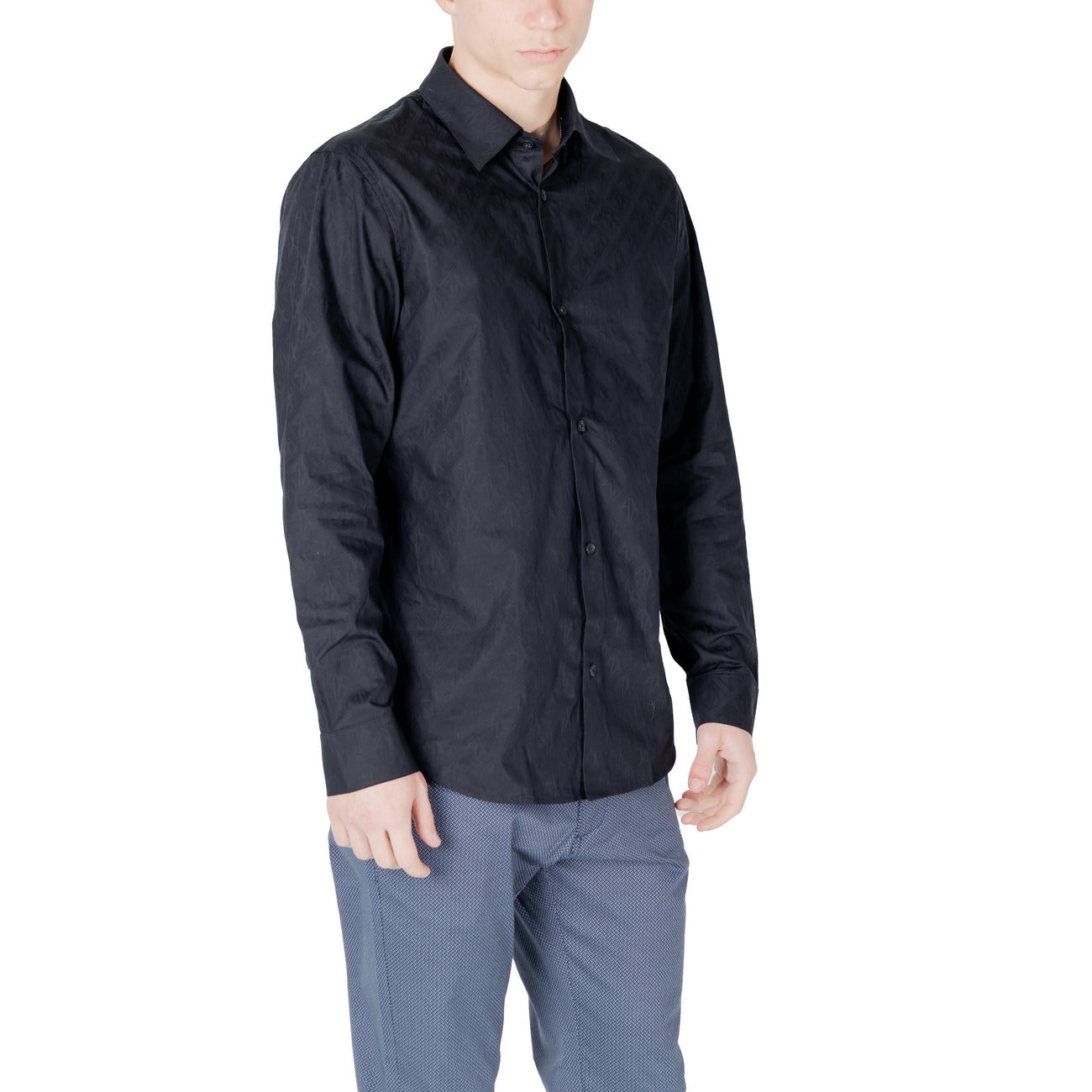 Armani Exchange Shirt Heren Blauw #2418826