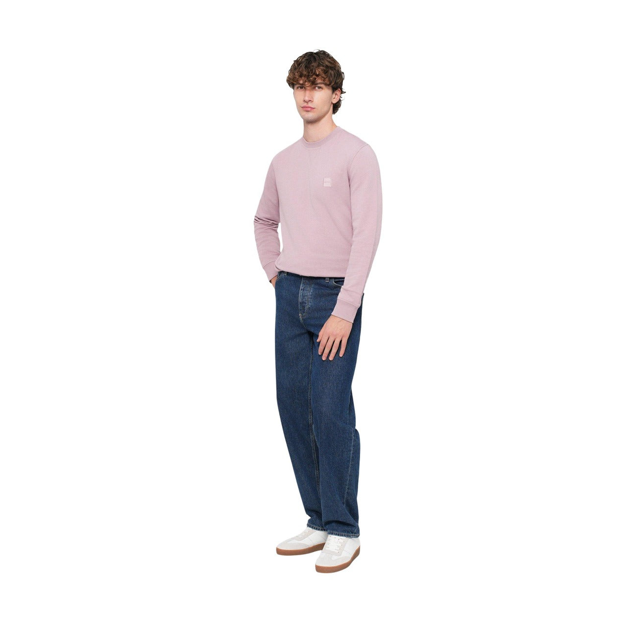 Boss Sweatshirt Heren Roze