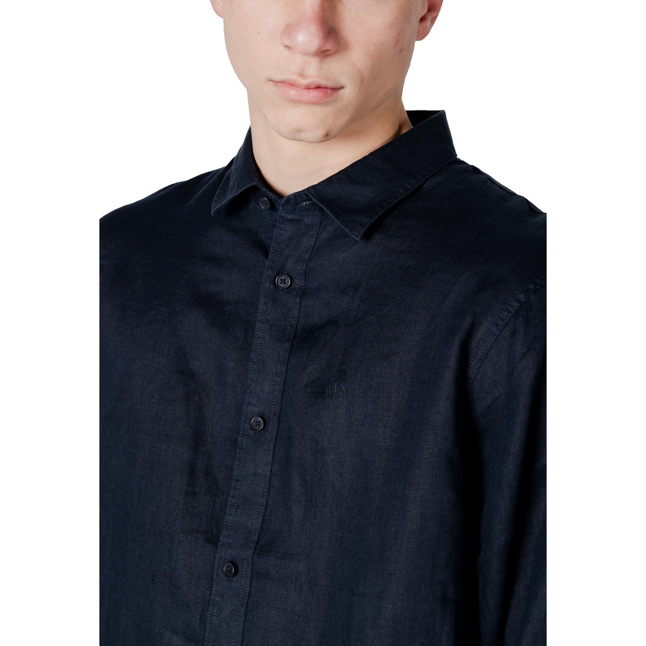 Armani Exchange Shirt Heren Blauw #2411688