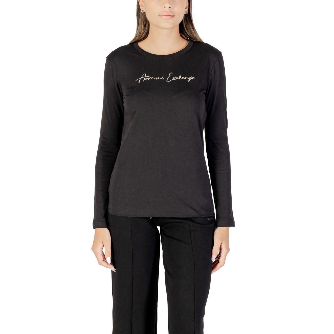 Armani Exchange T-shirt Dames Zwart #2430520