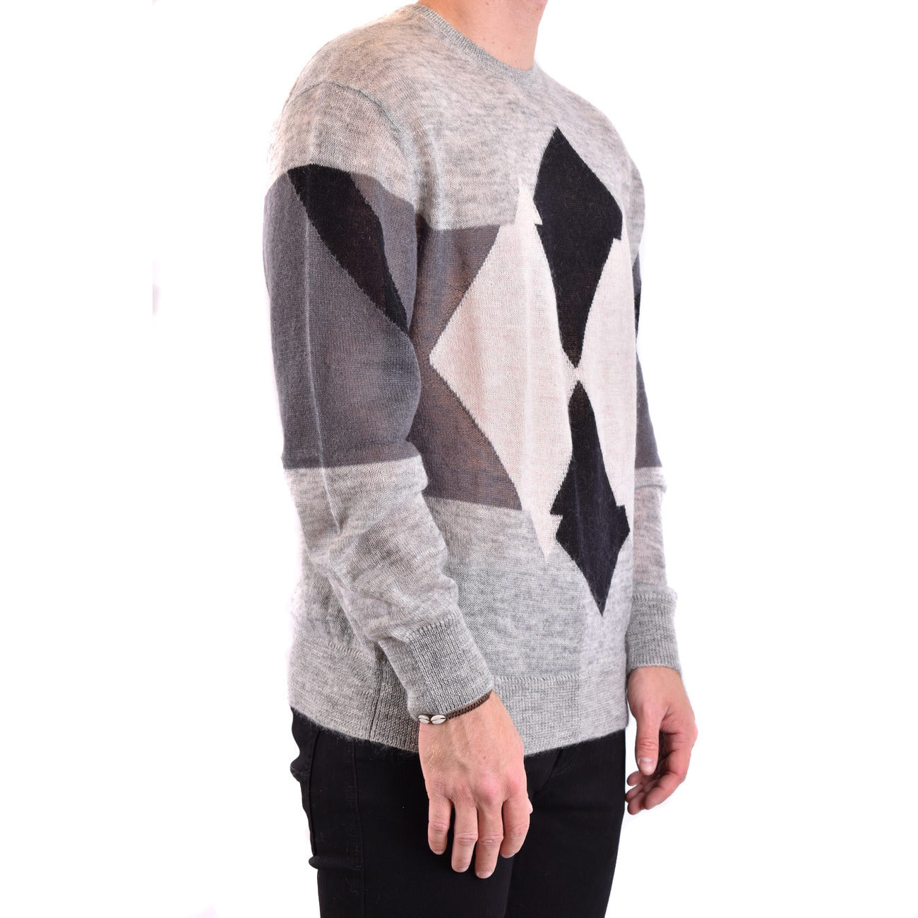 Neil Barrett Strickmode Herren Grau