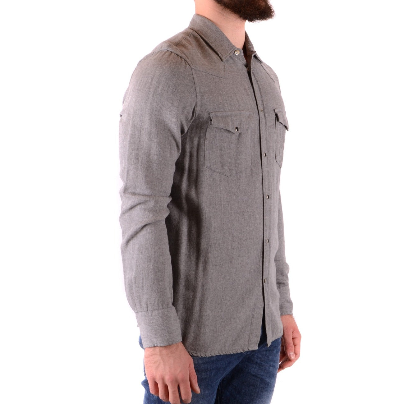 Dondup Shirt Men Grey