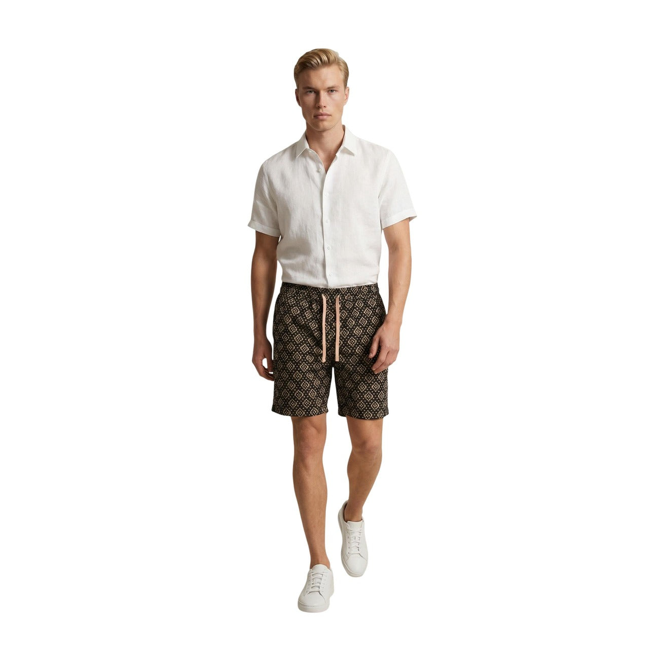 Gianni Lupo Bermuda Heren Zwart