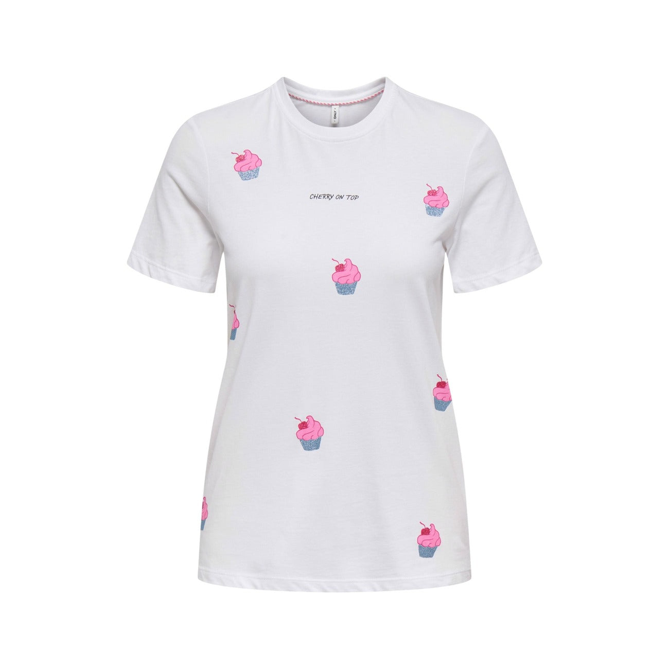 Only T-shirt Dames Lichtblauw