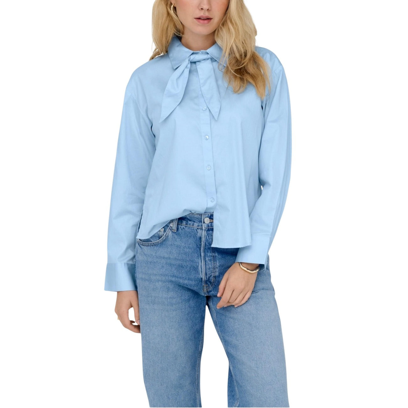 Jacqueline De Yong Shirt Damen Hellblau