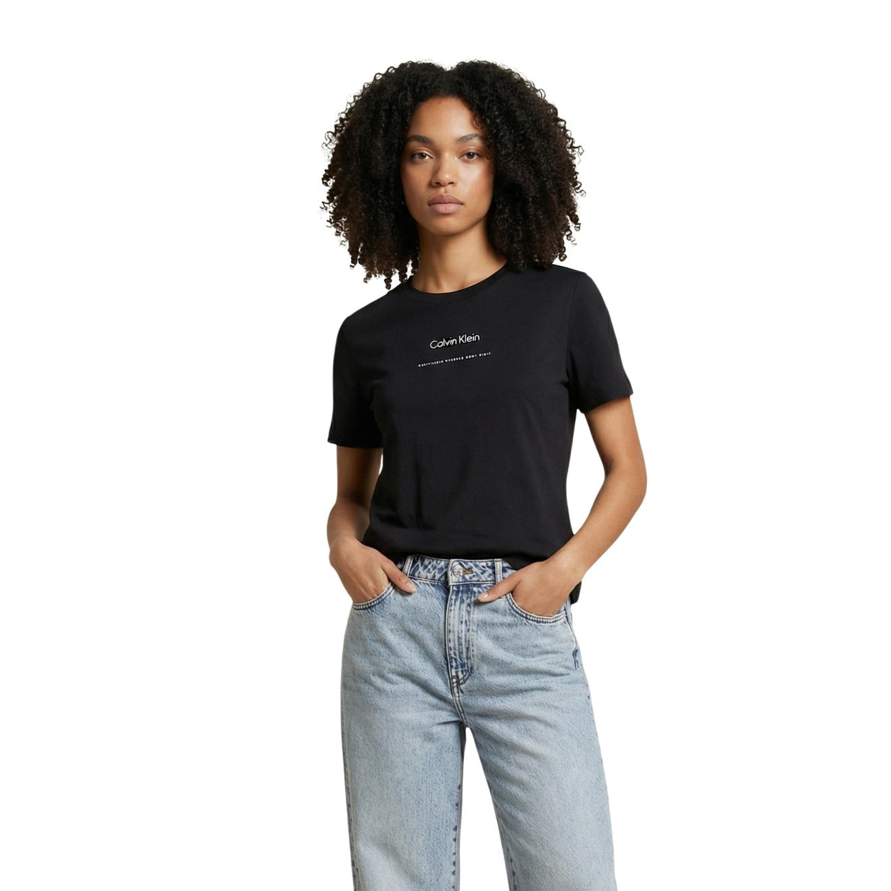 Calvin Klein Jeans T-Shirt Damen Schwarz