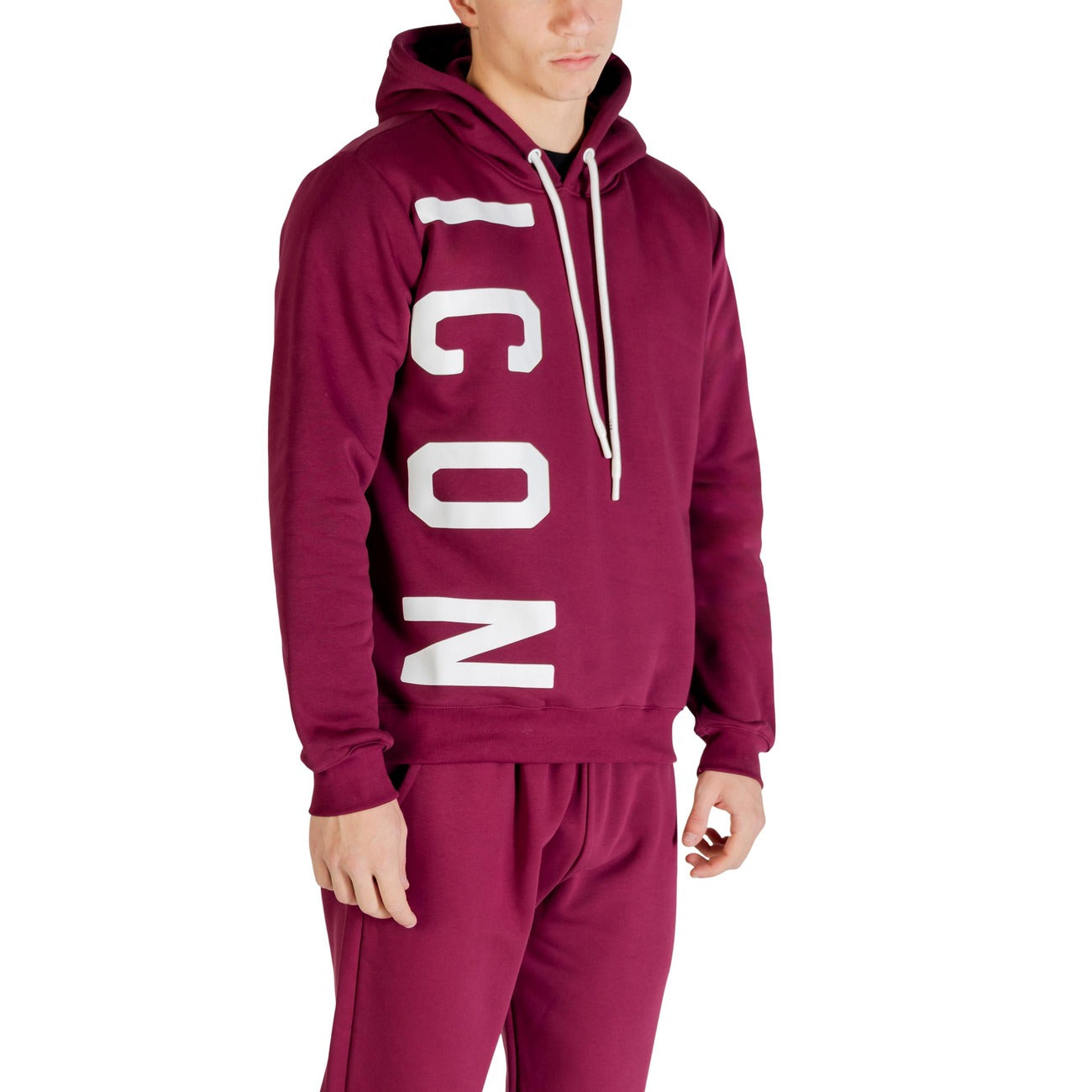 Icon Sweatshirt Heren Bordeaux