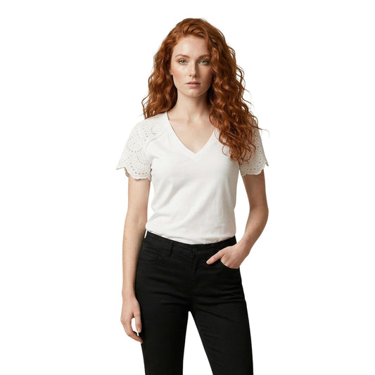 Morgan De Toi T-Shirt Damen Weiß