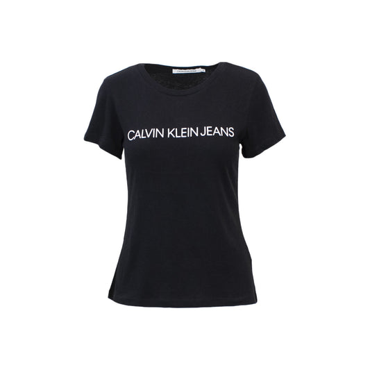 Calvin Klein Jeans T-shirt Dames Zwart #262555