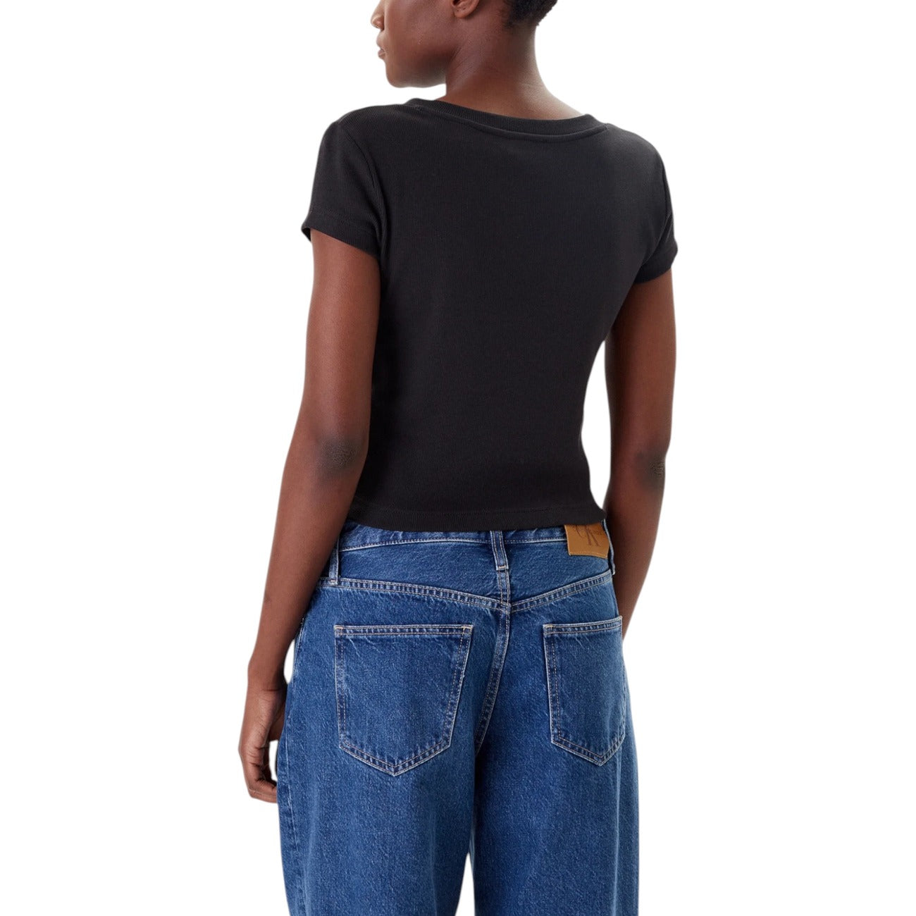Calvin Klein Jeans T-shirt Dames Zwart #2426604