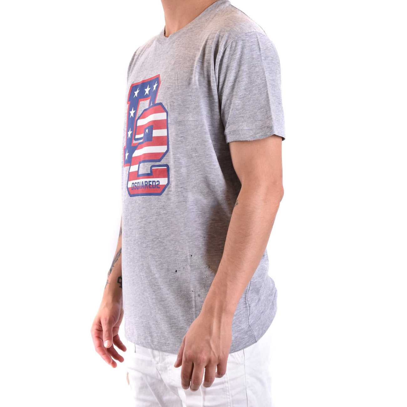 Dsquared2 T-shirt Heren Grijs #2424456