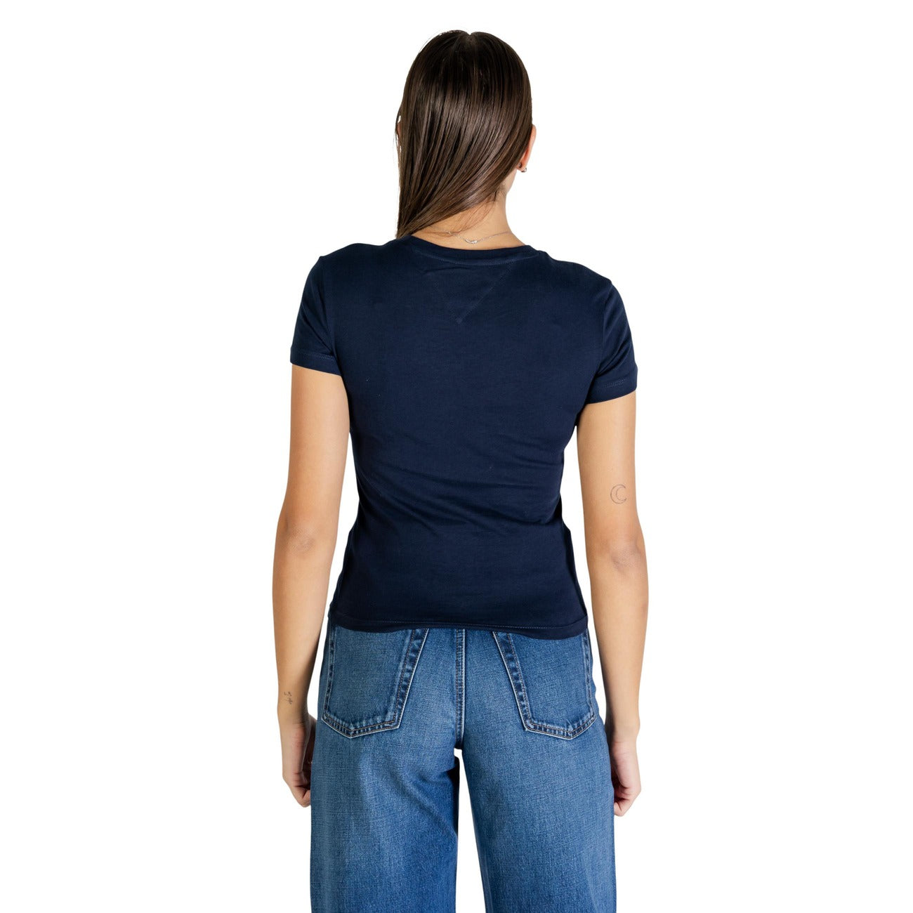Tommy Hilfiger Jeans T-shirt Dames Blauw #2447918