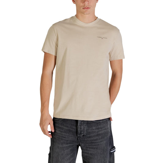 Tommy Hilfiger Jeans T-Shirt Herren Beige #2447278