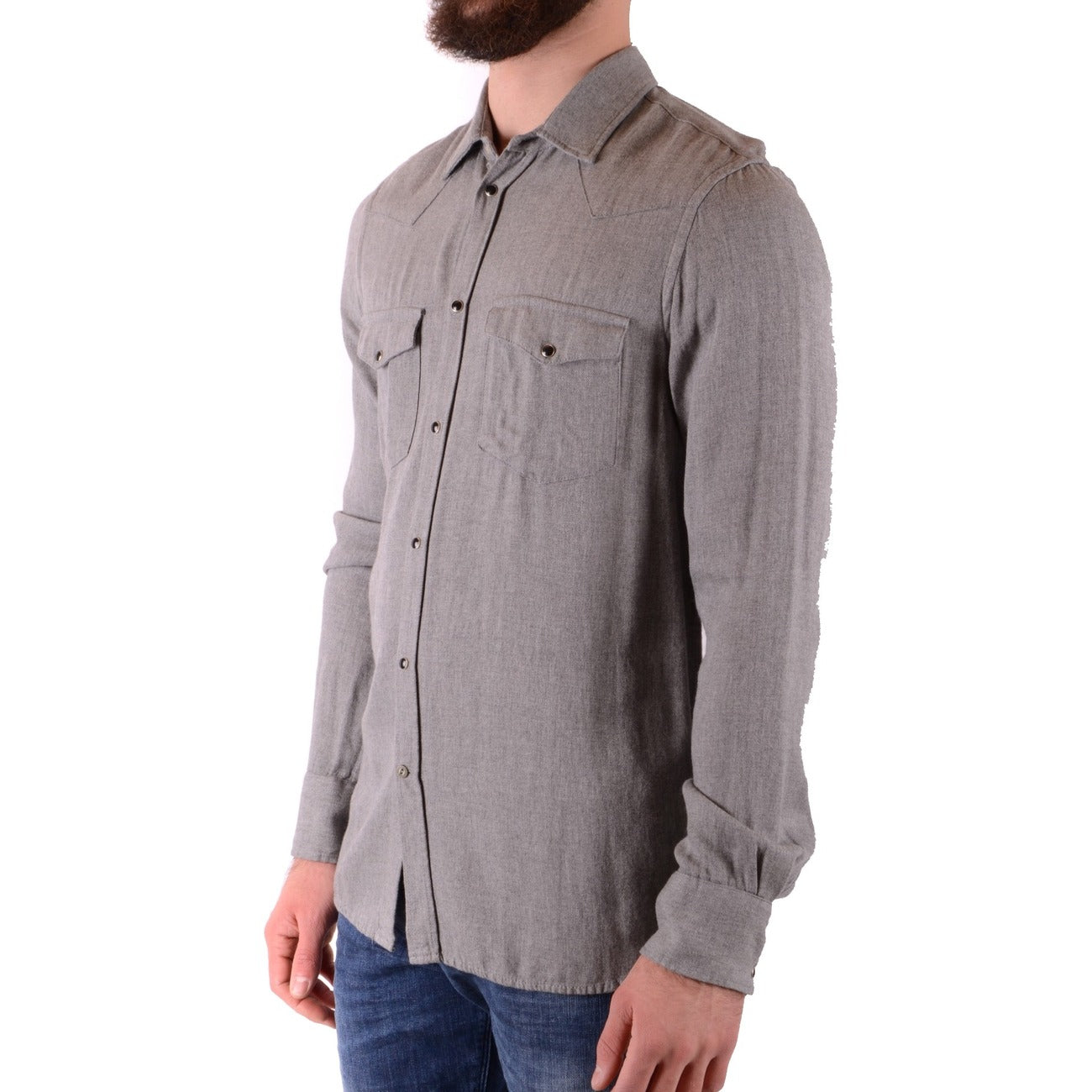 Dondup Shirt Men Grey