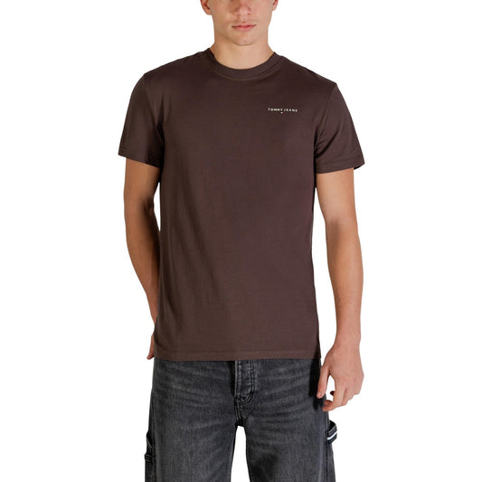 Tommy Hilfiger Jeans T-Shirt Herren Braun #2447255
