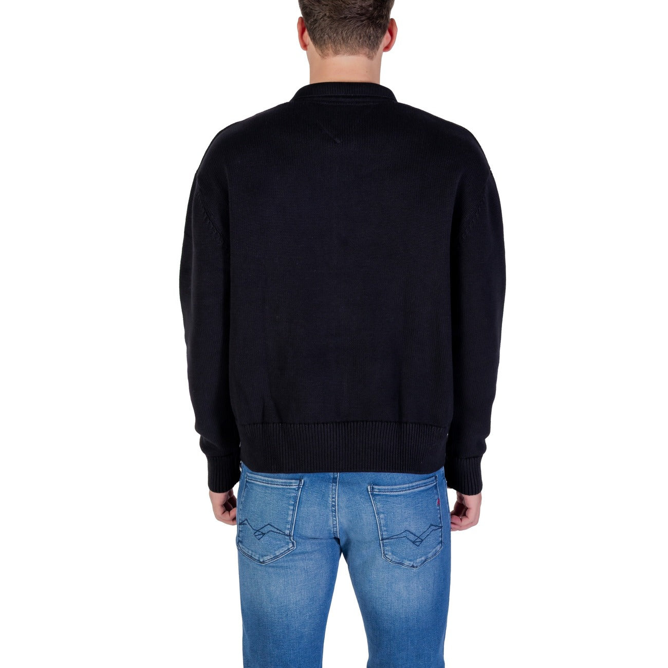 Tommy Hilfiger Jeans Breimode Heren Zwart