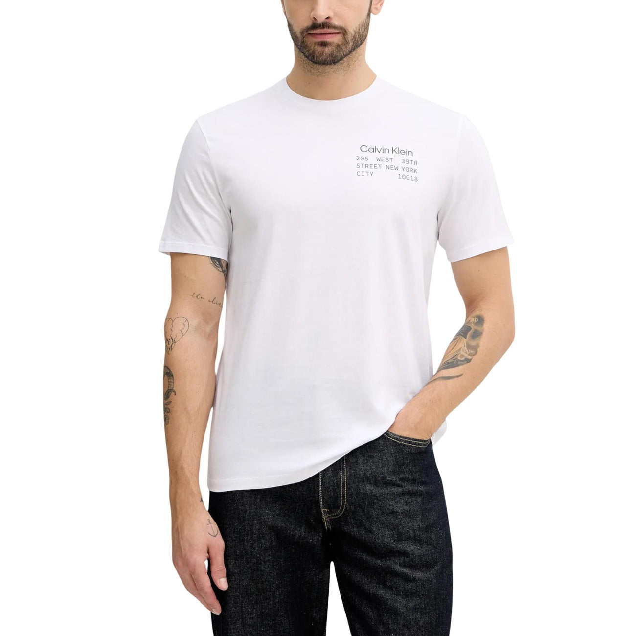 Calvin Klein Jeans T-Shirt Herren Weiß #2447064