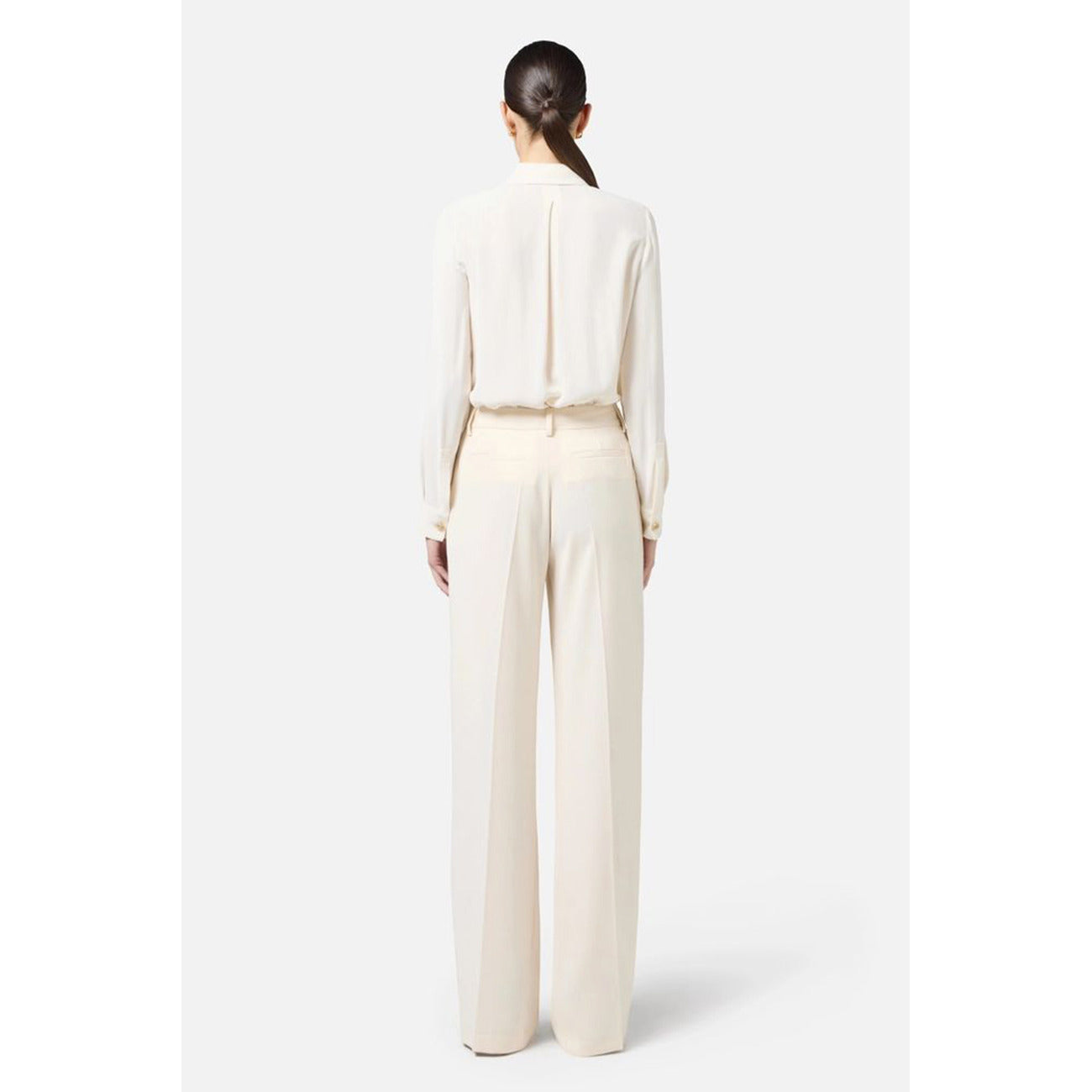 Elisabetta Franchi Broek Dames Beige