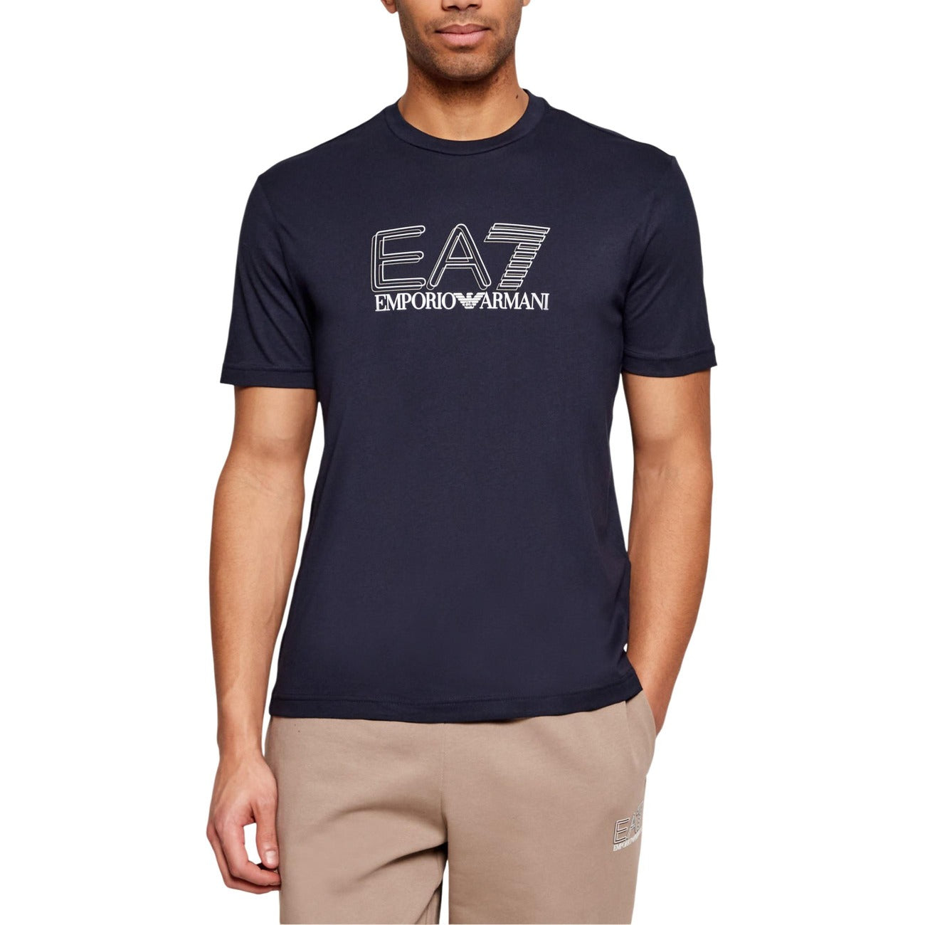 Ea7 T-shirt Heren Blauw #2449674