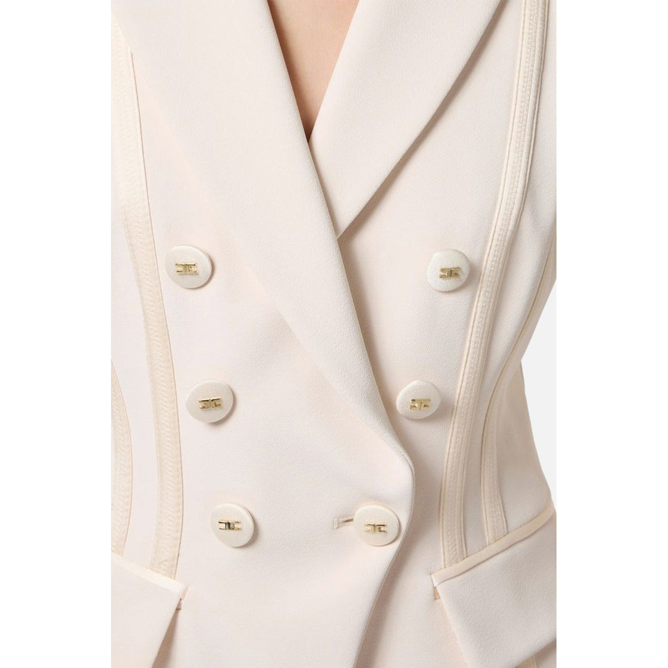 Elisabetta Franchi Jack Damen Weiß