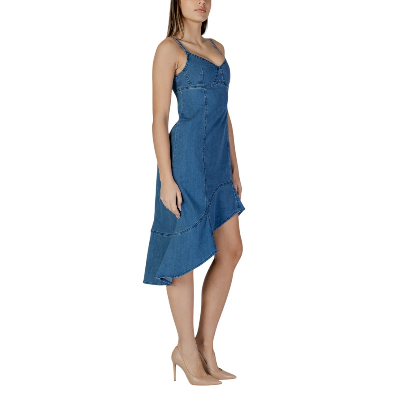 Desigual Jurk Dames Blauw #2408784