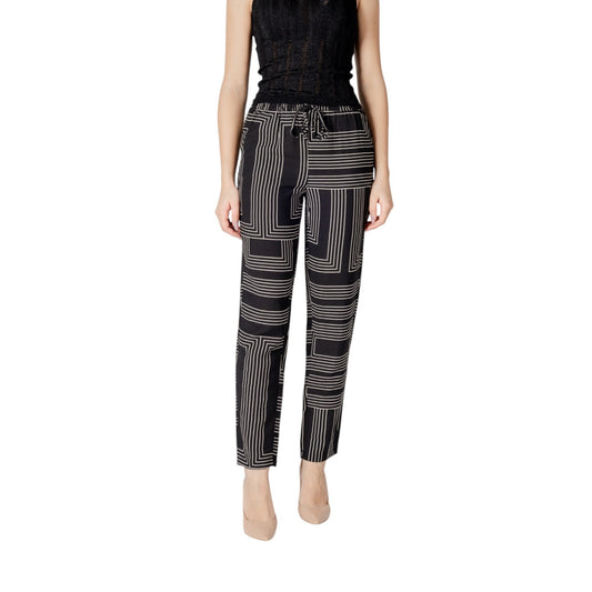 Jacqueline De Yong Broek Dames Zwart #2464228