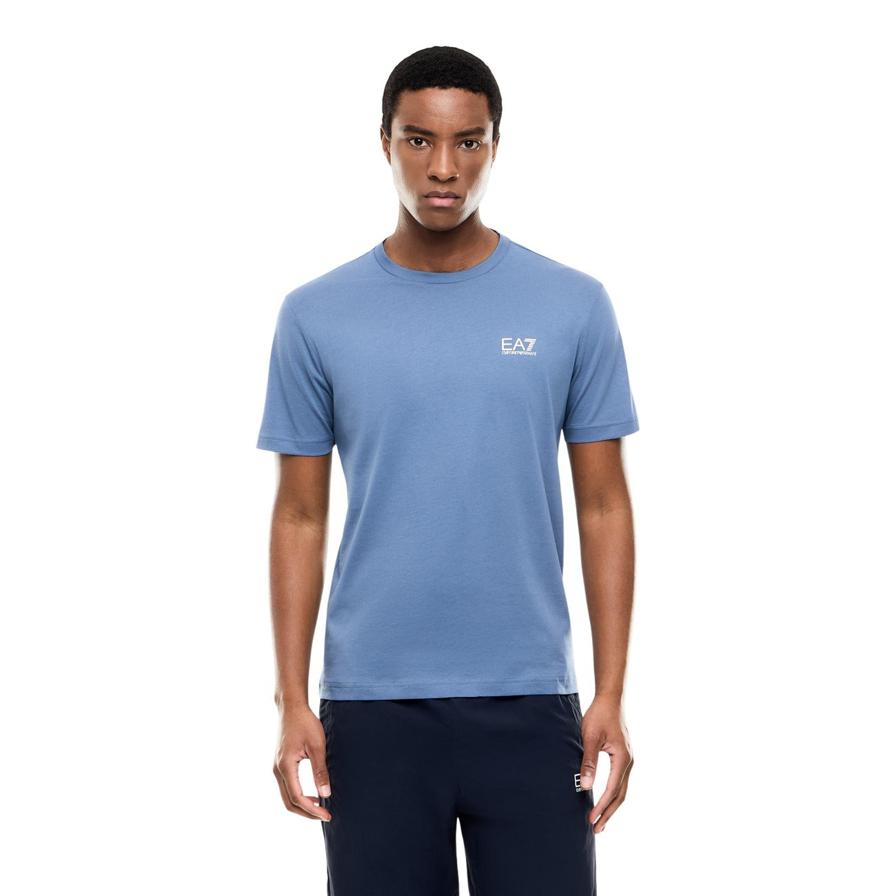 Ea7 T-shirt Heren Lichtblauw #2469671
