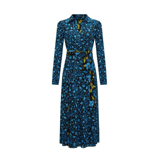 Diane Von Furstenberg Dress Women Blue #2431421