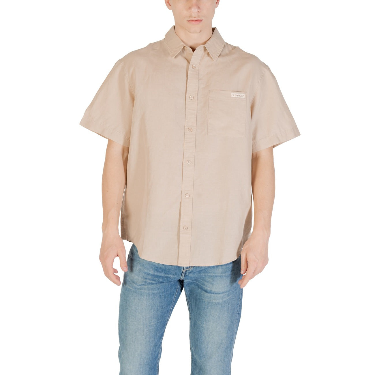 Calvin Klein Jeans Shirt Heren Beige