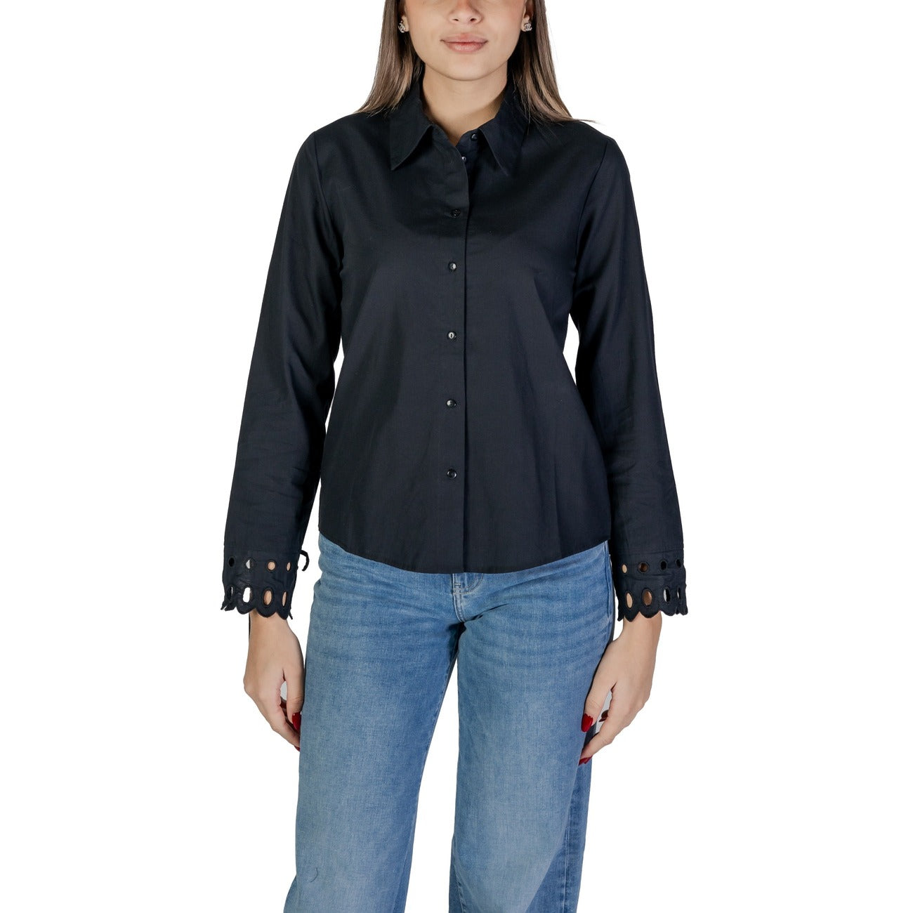 Jacqueline De Yong Shirt Damen Schwarz #2383151
