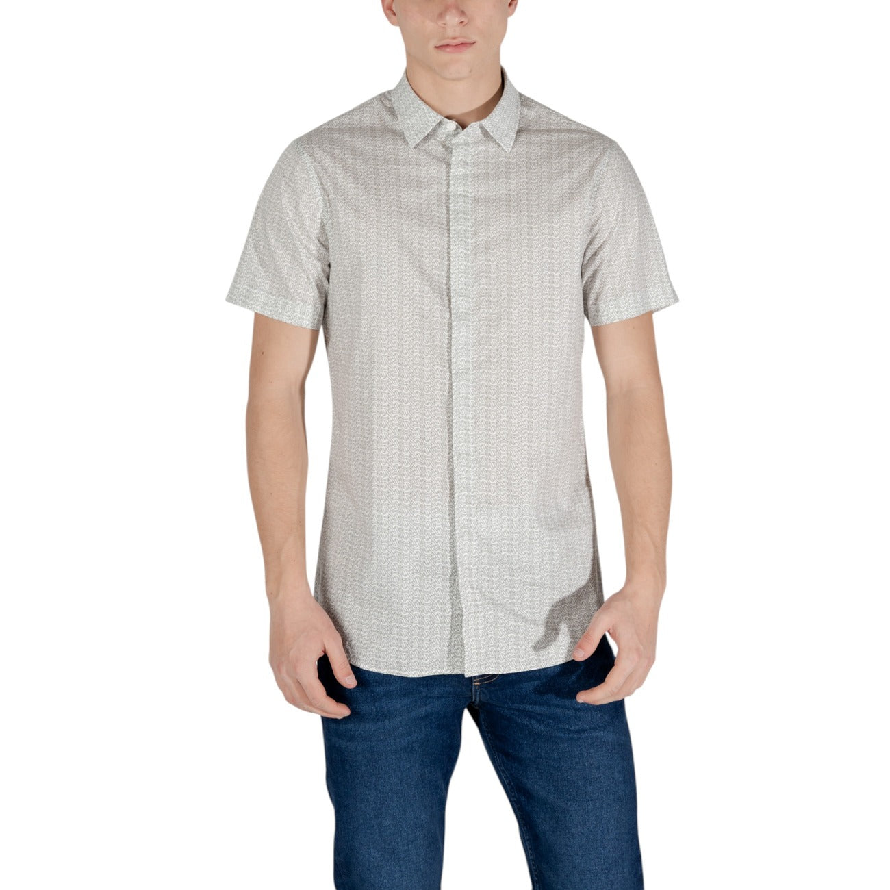 Armani Exchange Shirt Heren Zwart #2409999