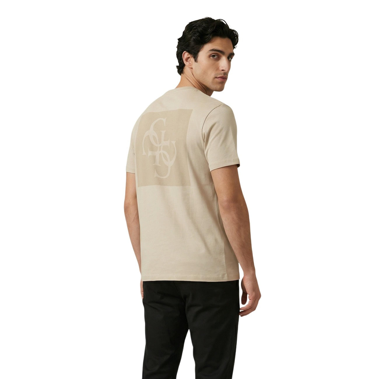 Guess T-Shirt Herren Beige #2452616