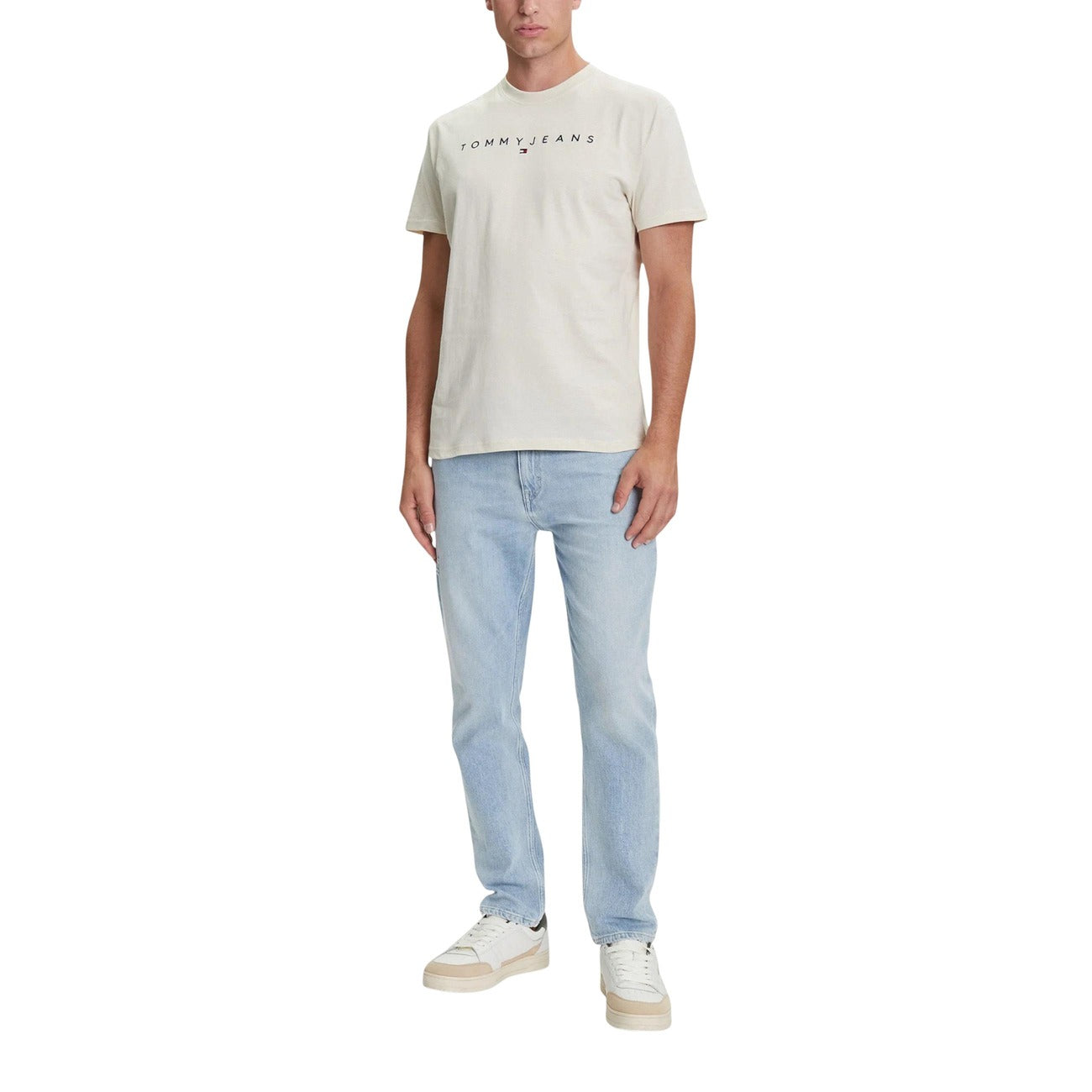 Tommy Hilfiger Jeans T-Shirt Herren Beige #2447150