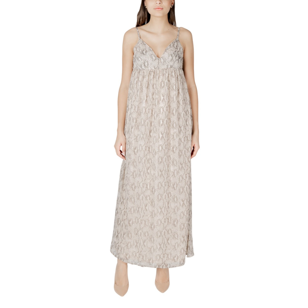 Only Kleid Damen Beige