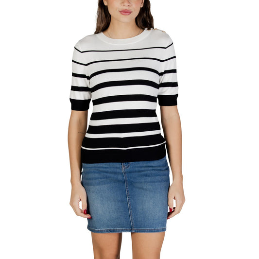 Morgan De Toi Strickmode Damen Weiß Weiß
