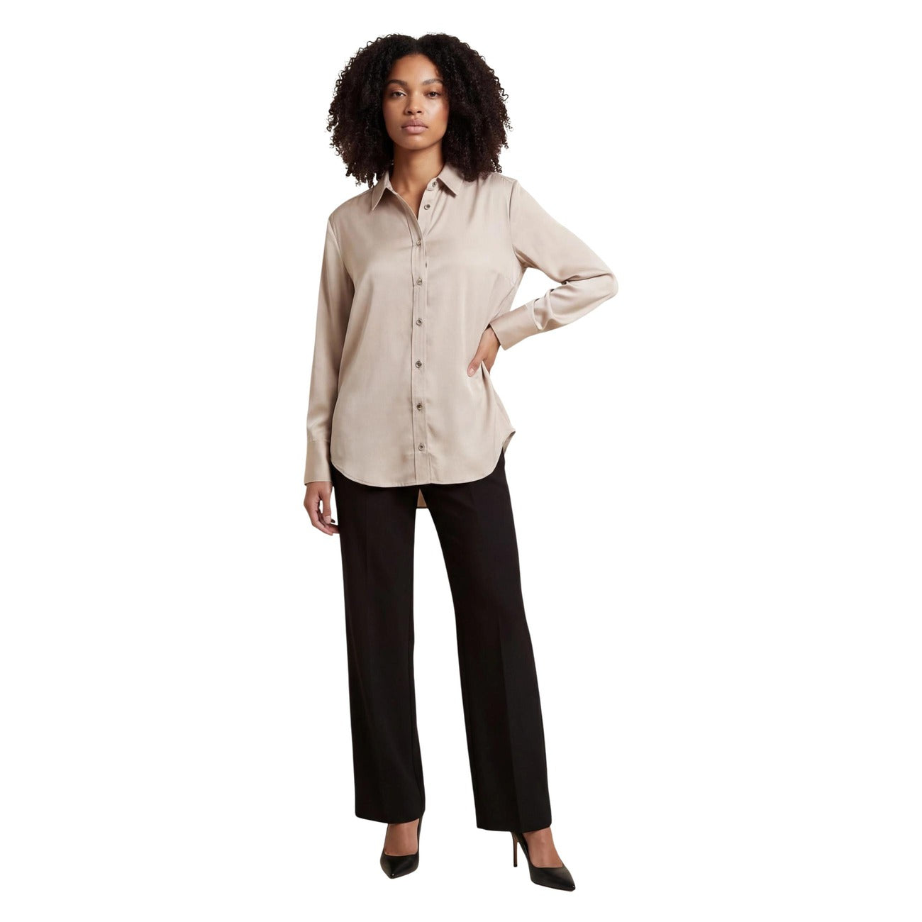Only Shirt Damen Beige #2455077
