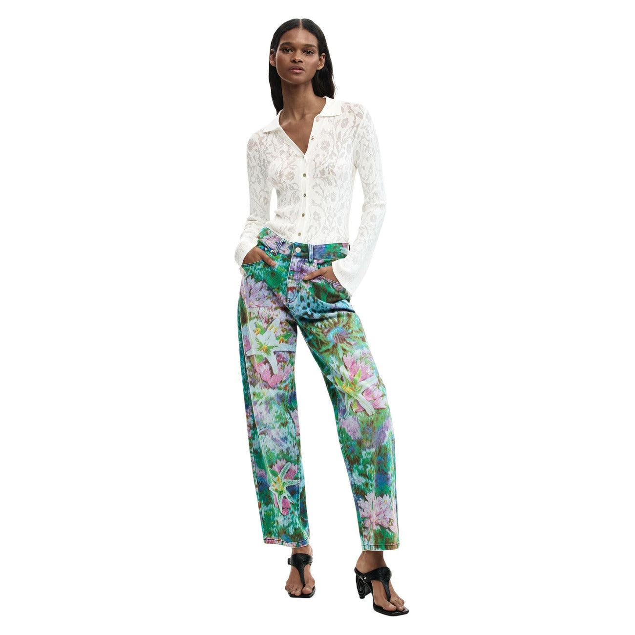 Desigual Jeans Damen Hellblau #2465755