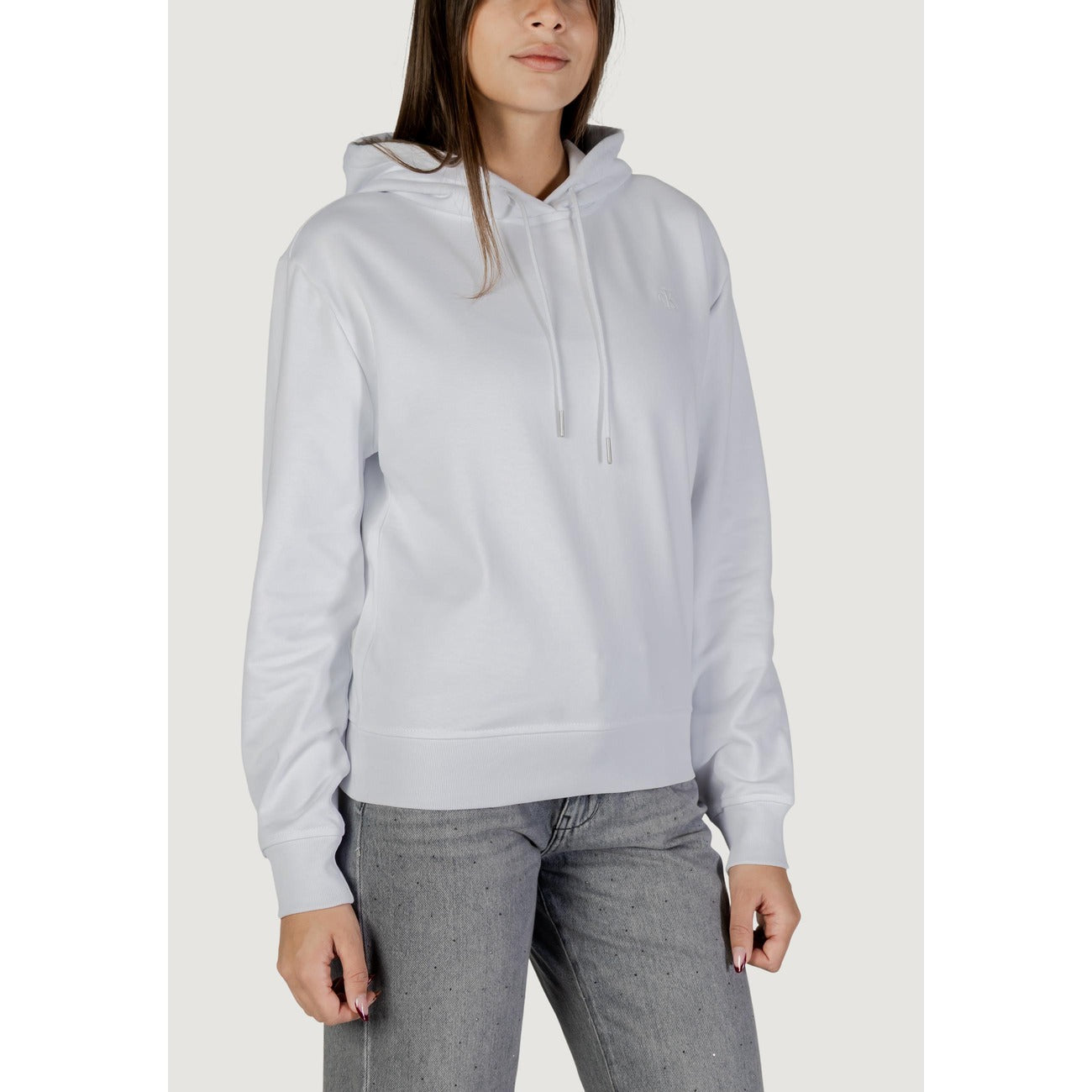 Calvin Klein Jeans Sweatshirt Damen Weiß