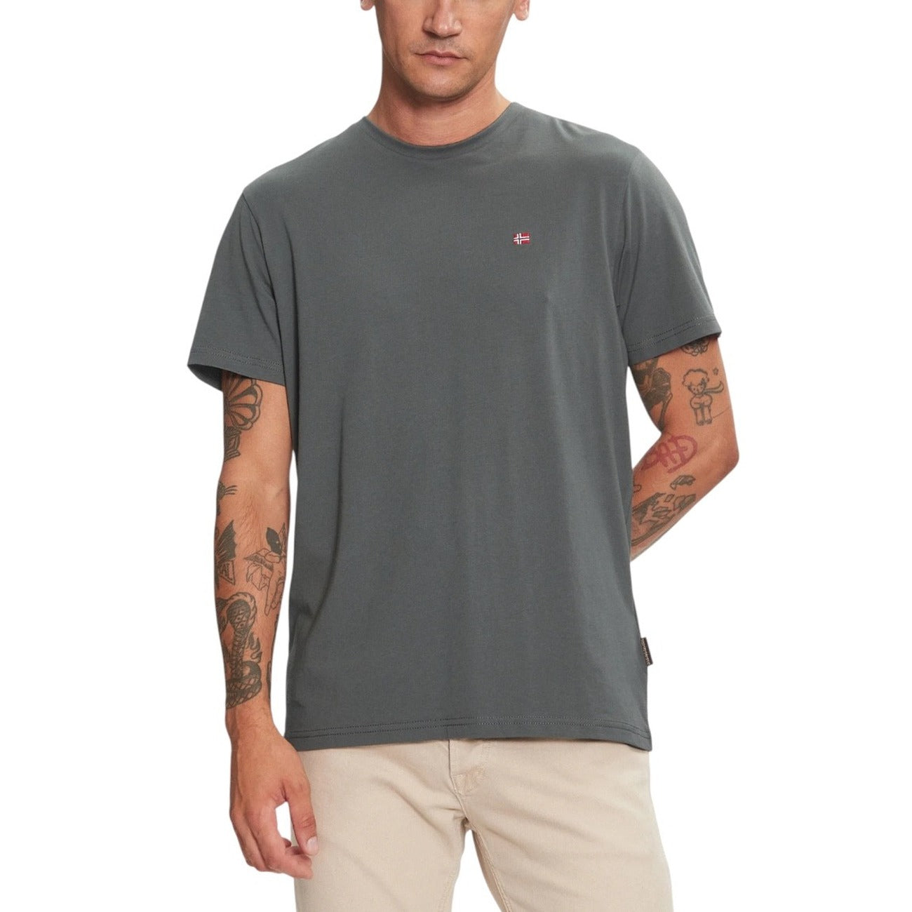 Napapijri T-Shirt Herren Grün #2440633