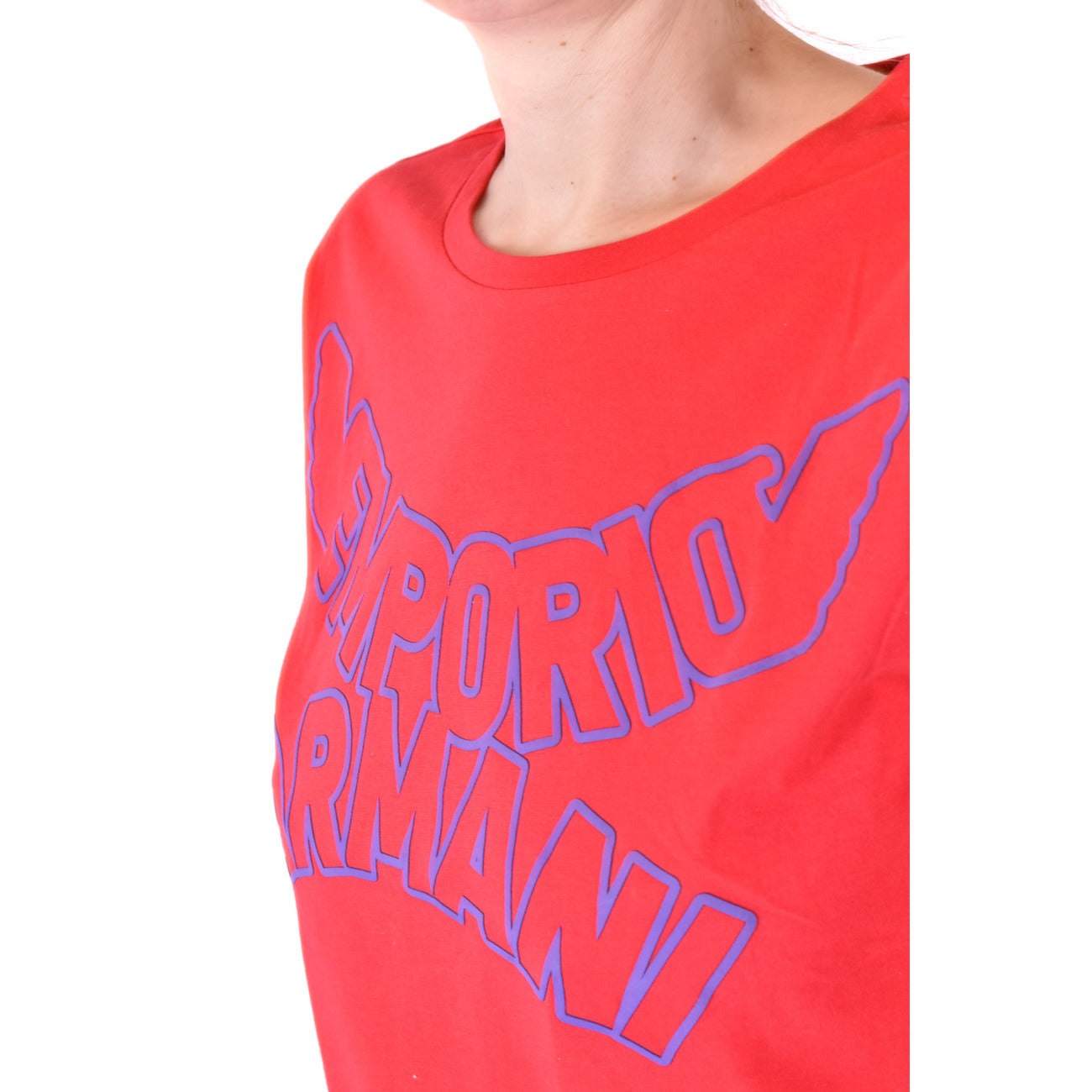 Emporio Armani T-shirt Dames Rood