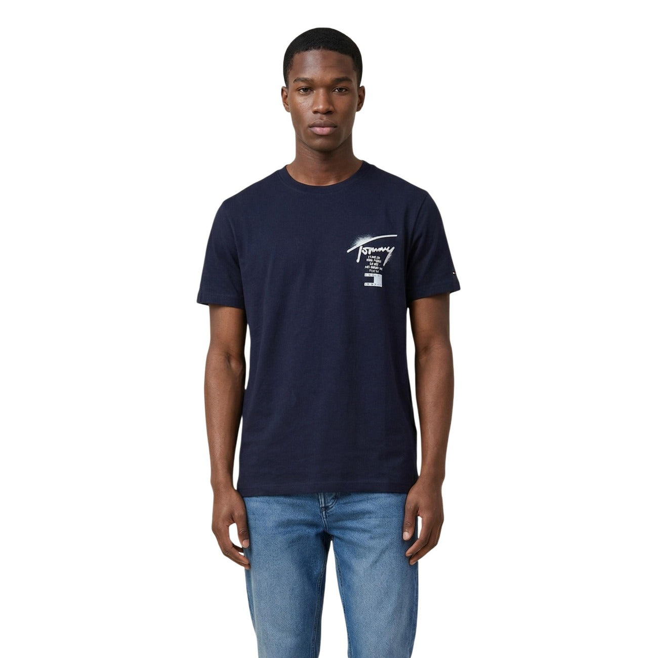 Tommy Hilfiger Jeans T-Shirt Herren Weiß Weiß