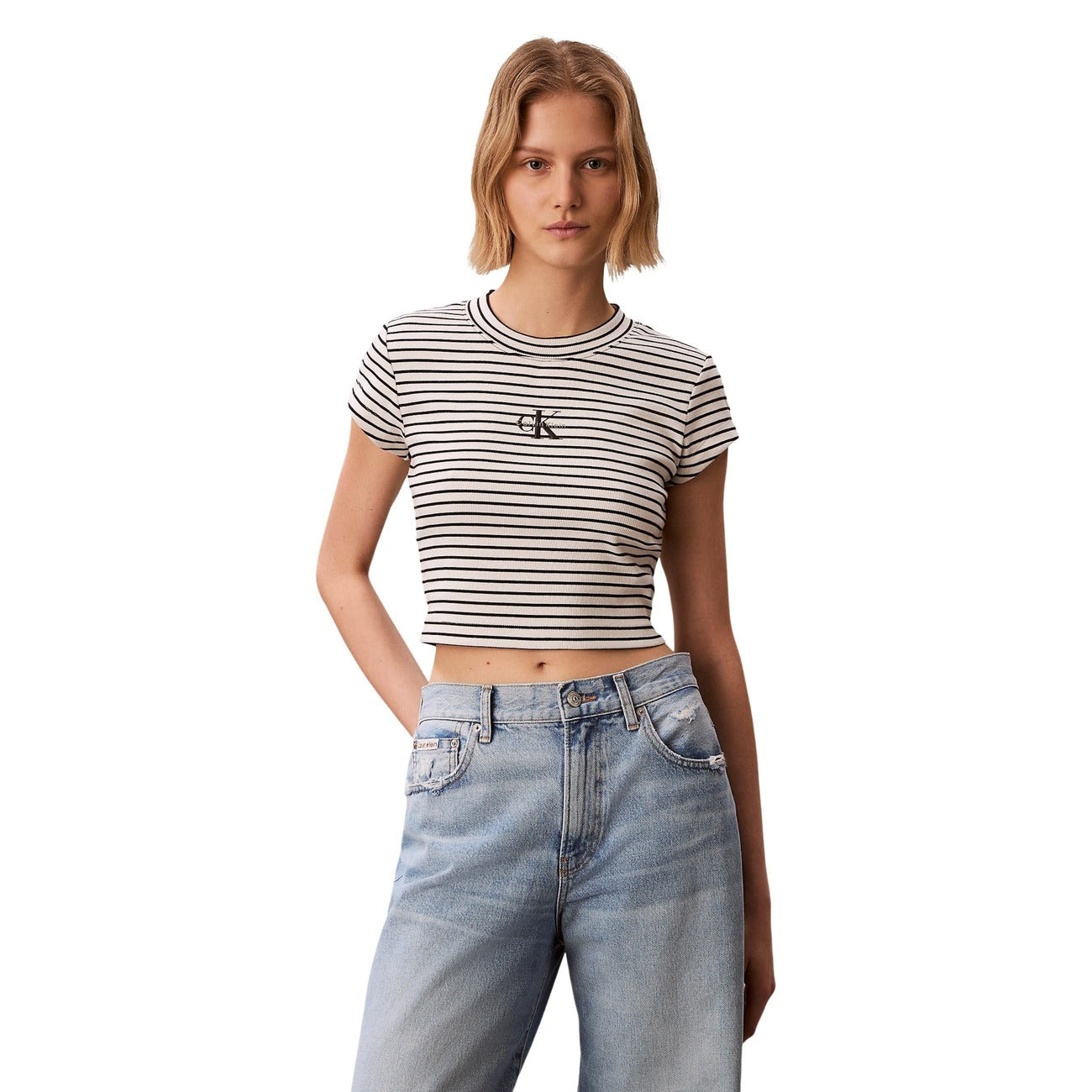 Calvin Klein Jeans Top Damen Schwarz