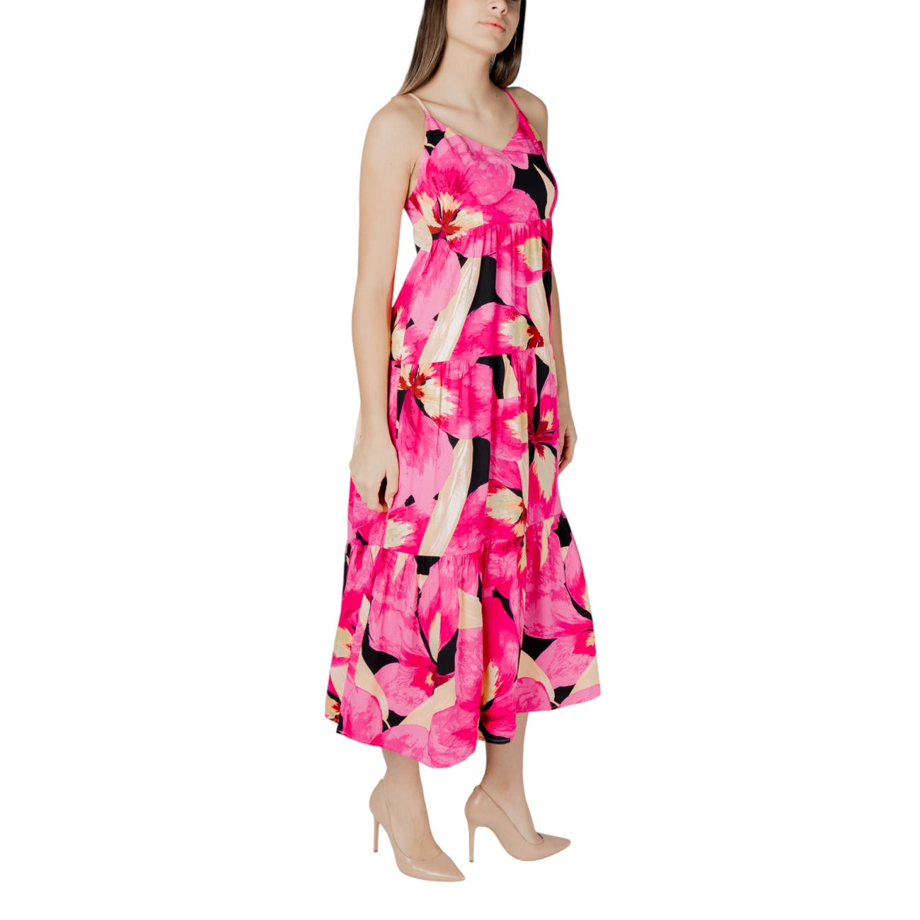Only Jurk Dames Fuchsia #2418254