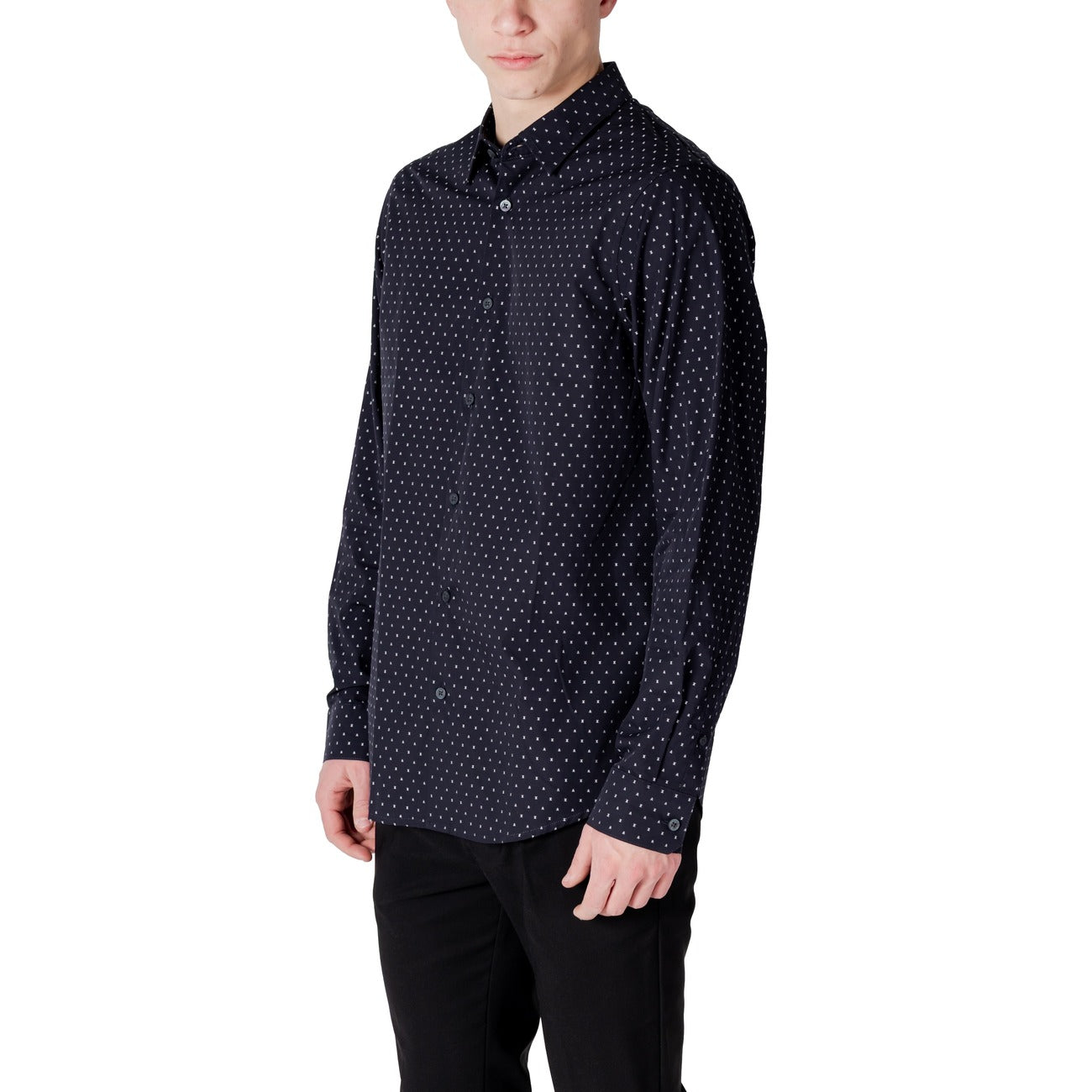 Armani Exchange Shirt Heren Blauw #2414212