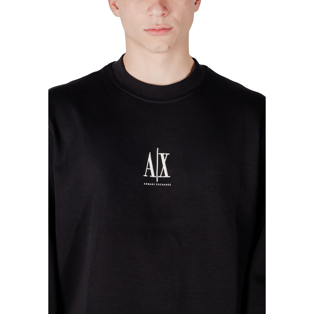 Armani Exchange Sweatshirt Heren Zwart #2410369