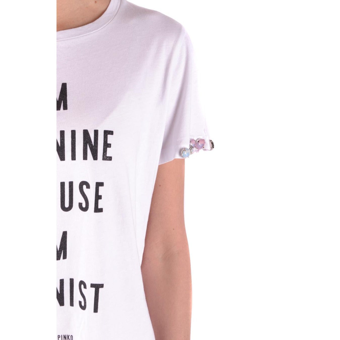 Pinko T-shirt Dames Wit
