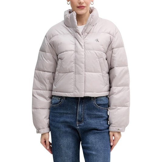 Calvin Klein Jeans Windjack Damen Grau